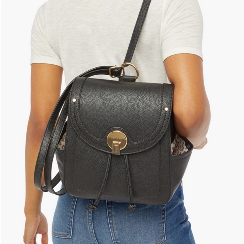 JustFab black backpack